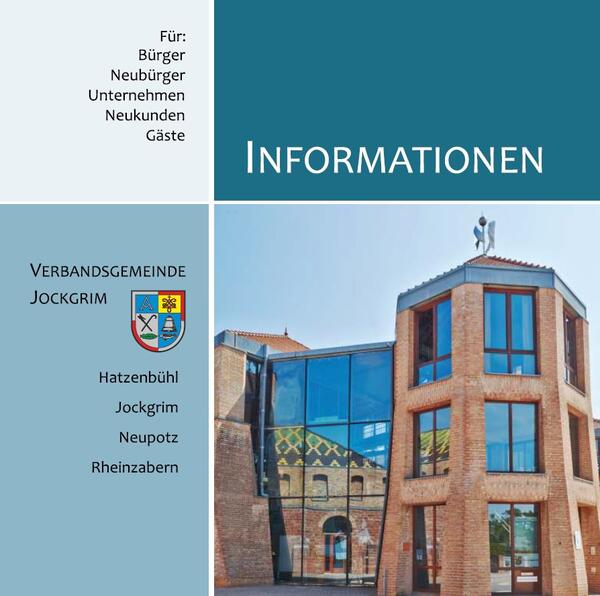 Bild vergr&ouml;&szlig;ern: Cover B&uuml;rgerinformationsbrosch&uuml;re der Verbandsgemeinde Jockgrim