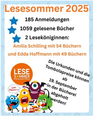 Bild vergr&ouml;&szlig;ern: Lesesommer 2025 - &Uuml;bersicht