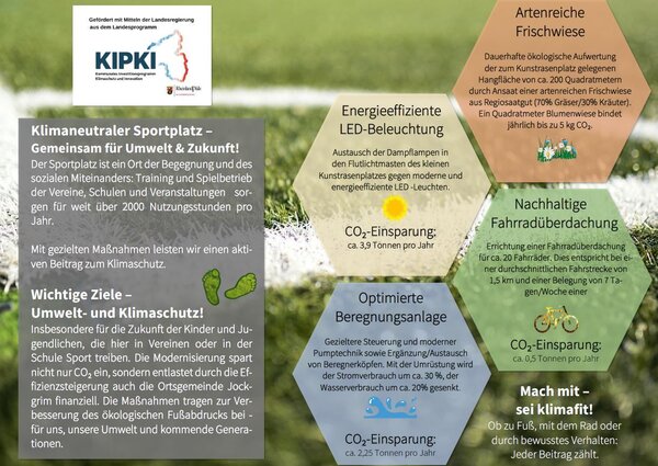 Bild vergr&ouml;&szlig;ern: Klimaneutraler Sportplatz Jockgrim