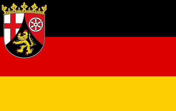Bild vergr&ouml;&szlig;ern: Fahne Rheinland-Pfalz