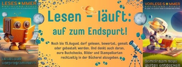 Bild vergr&ouml;&szlig;ern: Endspurt Lesesommer 2026