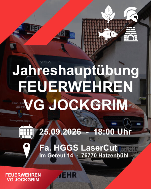 Bild vergr&ouml;&szlig;ern: Jahreshaupt&uuml;bung der Feuerwehren der VG Jockgrim