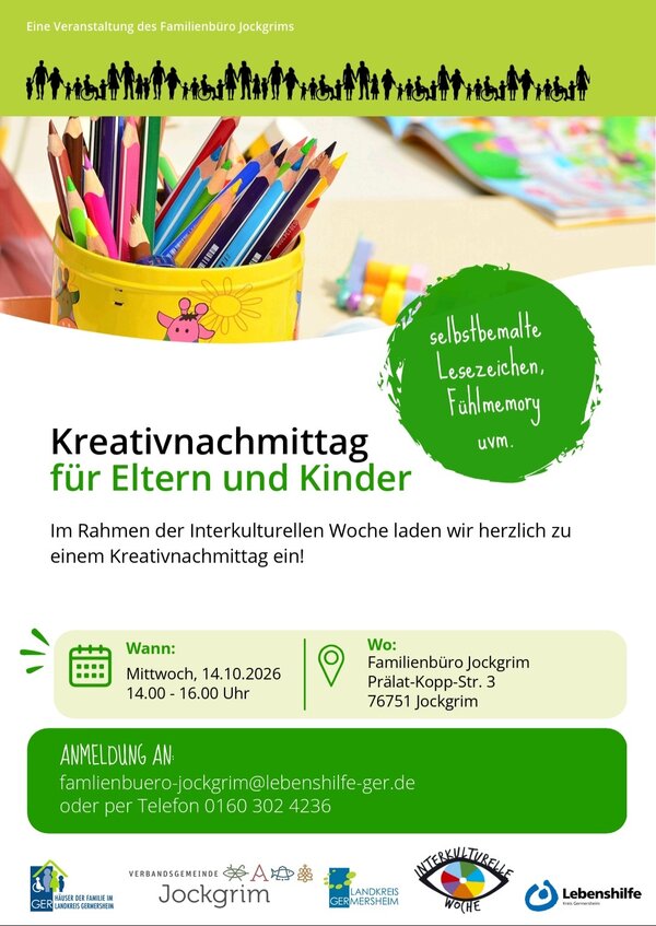 Bild vergr&ouml;&szlig;ern: Kreativnachmittag f&uuml;r Eltern und Kinder
