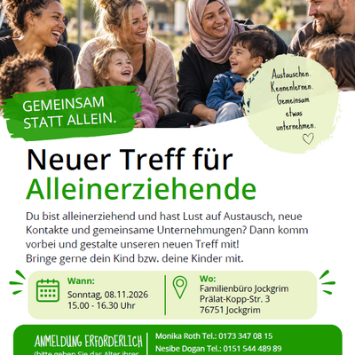 Neuer Treff f&uuml;r Alleinerziehende