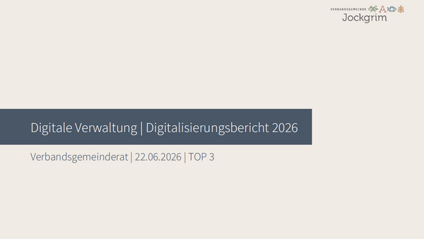 Bild vergr&ouml;&szlig;ern: Digitalisierungsbereicht 2026