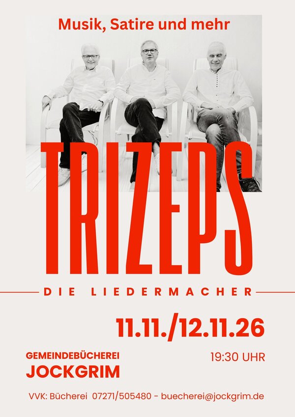 Bild vergr&ouml;&szlig;ern: TRIZEPS Plakat B&uuml;cherei 26