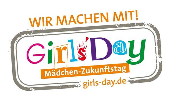 Bild vergrößern: Logo Girl's Day 
Wir machen mit - Mädchen Zukunftstag